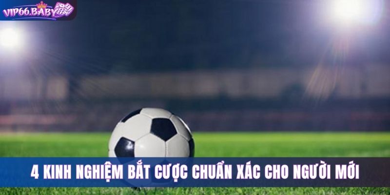 4 kinh nghiệm bắt cược chuẩn xác cho người mới