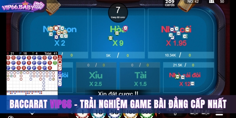 Baccarat Vip66 - Trải Nghiệm Game Bài Đẳng Cấp Nhất