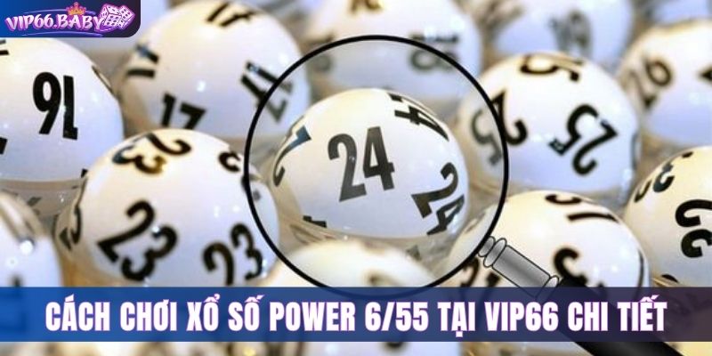 Cách chơi xổ số Power 6/55 tại Vip66 chi tiết