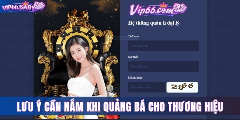 Lưu ý cần nắm khi quảng bá cho thương hiệu