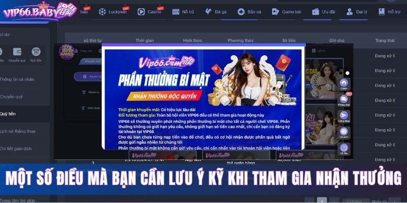 Một số điều mà bạn cần lưu ý kỹ khi tham gia nhận thưởng 