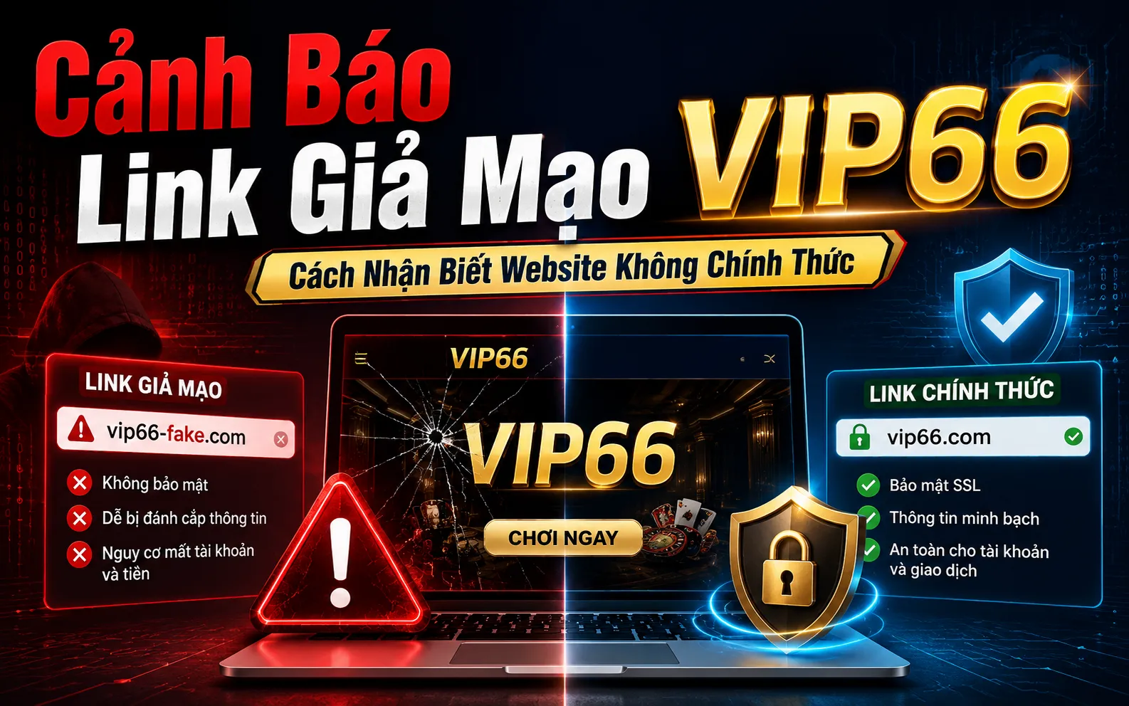Cảnh Báo Link Giả Mạo VIP66 – Cách Nhận Biết Website Không Chính Thức 1 Cảnh Báo Link Giả Mạo VIP66