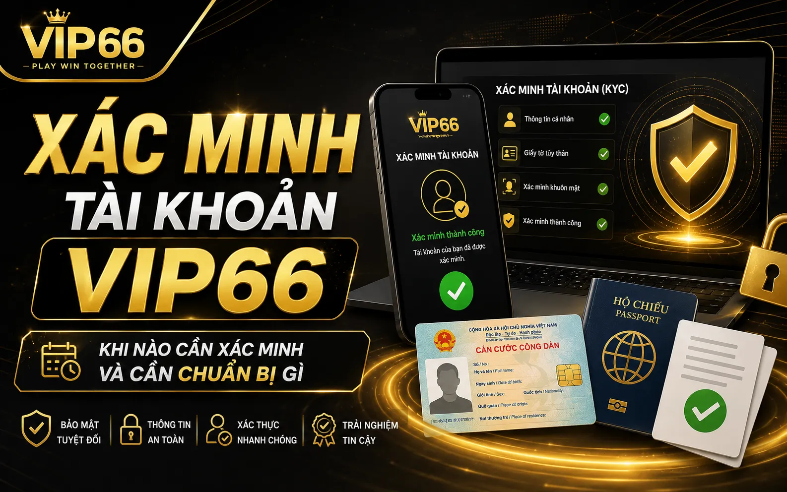 Xác minh tài khoản VIP66