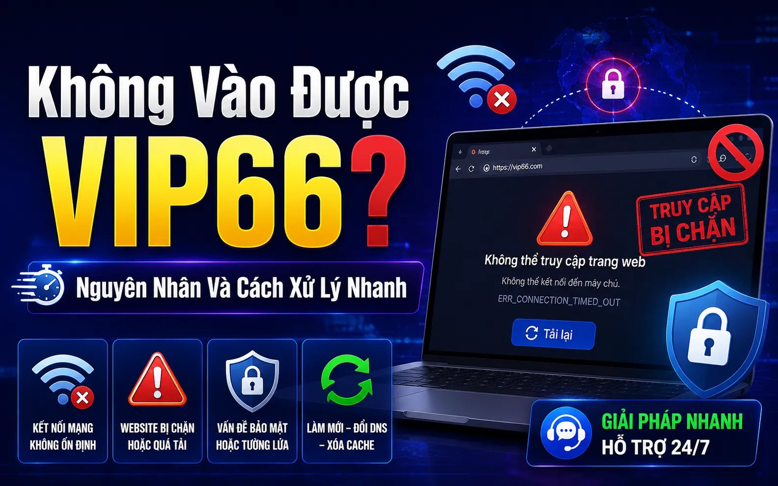 không vào được VIP66